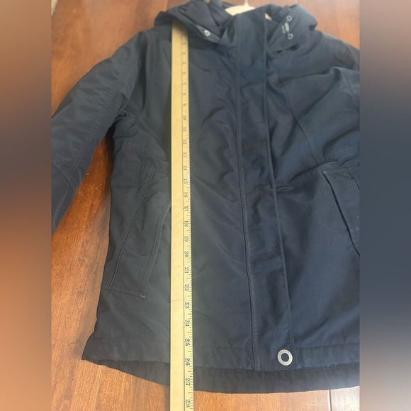 LANDS’ END Squall Small Black Hooded Waterproof Insulated Coat Jacket - Picture 8 of 10